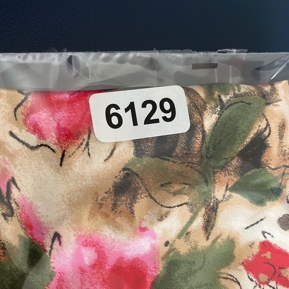 Linea Donatella Spaghetti Strap Cami Top Women's Plus 2X Pink Floral Animal - Picture 10 of 10